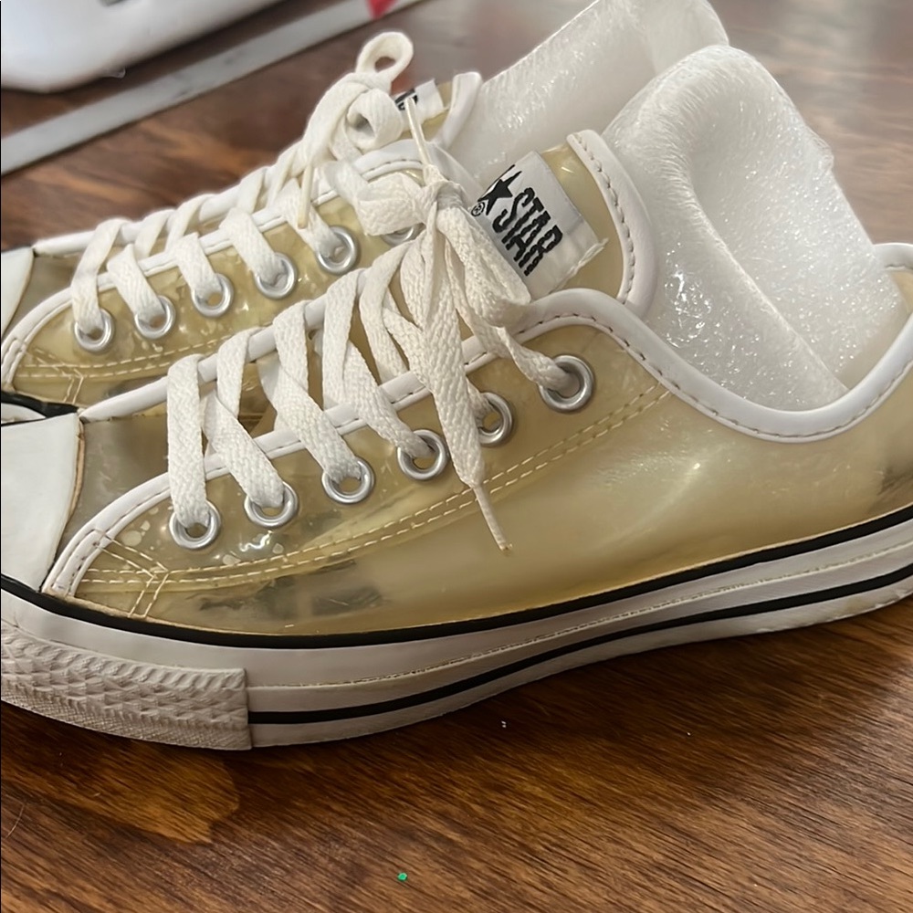 Women's Gold Sneakers - Picture 5 of 10